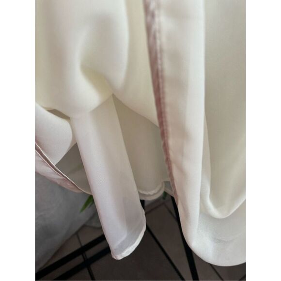 Umgee USA Dressy Tank Top Women’s Cream Girly Boho Large - Picture 4 of 5